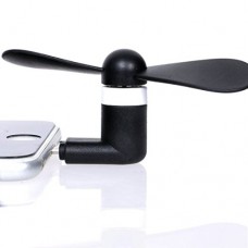 USB-Powered Portable Fan, Portable Cooling Solution, Quiet Fan, Mini Lightning Fan for iPhone 5 / 5c / 5s / 6 / 6 Plus iPad Mini Air